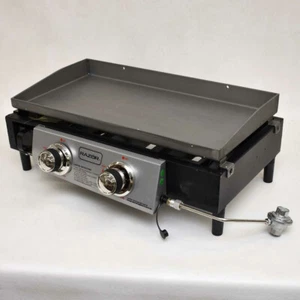 Razor Portable Griddle 2 Burner 25 Inch LP Gas 20,000 BTU - Bent - Picture 1 of 3