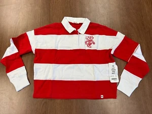 CAMISETA POLO DE RUGBY WISCONSIN BADGERS 47 PARA MUJER CLUBHOUSE HALL RAVEN M NUEVA CON ETIQUETAS $78 - Imagen 1 de 7