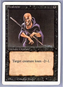 Magic The Gathering Edición Revisada Debilidad LP Común Magic The Gathering - Imagen 1 de 2