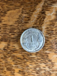 1948 FRANCIA 1 FRANCO ALLUMINIO REPUBBLICA FRANCAISE 7/8" - Foto 1 di 8