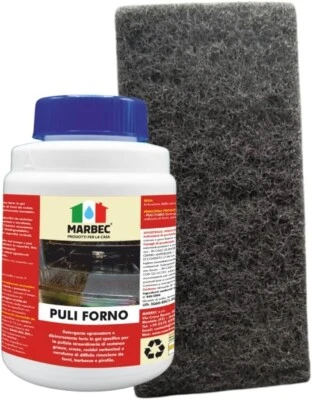 MARBEC PULI FORNO 1KG Pulitore Gel Forte per Forni Da Cucina Barbecue