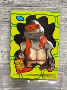 1991 Topps Teenage Mutant Ninja Turtles 2 Secret Ooze Sticker #1 RALPH - Picture 1 of 2
