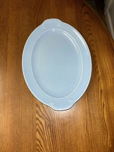 Lu Ray, LuRay, TS&T, Serving Platter , w/ Handles, Pastel Blue 10.5" Long - Picture 1 of 3