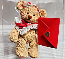 Carlton Cards  "MISS MOLLY" Members Only Ornament Teddy Bear w/Red Envelope/Card