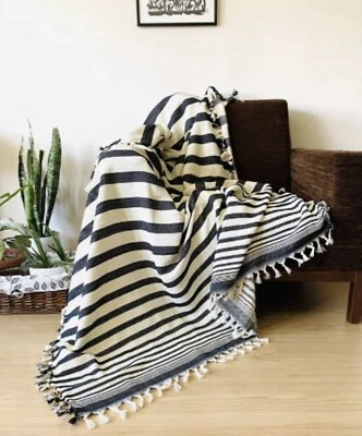 Kuscheldecke, Wohndecke, Sofadecke, Bettüberwurf, Bettdecke, Baumwolle, Geschenk - Bild 1 von 4