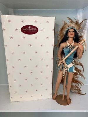 "Muñeca nativa americana de porcelana Ashton Drake Huyana Princesa de Primavera 20"" A0344" Foto 1 de 4