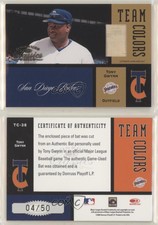 2004 Donruss Classics Team Colors Game-Used Bat /50 Tony Gwynn #TC-38 HOF