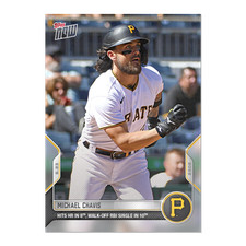 Michael Chavis - 2022 MLB TOPPS NOW Card 397 Walk Off Pirates Pittsburgh