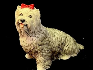 Estatuilla de perro Castagna Yorkshire Terrier de colección hecha en Italia 1988 - Imagen 1 de 11