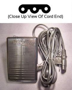 FOOT CONTROL PEDAL W/ Cord Elna 2110 2800 3230 eXplore 220 Janome NewHome 2049LX - Picture 1 of 4