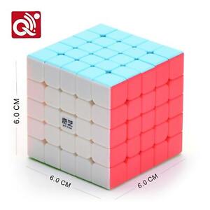 New QiYi QiZheng S 5x5x5 Speed Magic cube Stickerless Twist Toy Turns Quicker