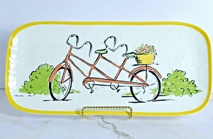 Threshold Colorful Melamine Rectangular Small Bicycle Scene Tray, 14 3/4" X 7" - Picture 1 of 10