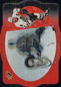 1996-97 SPx Chicago Blackhawks Hockey Card #6 Chris Chelios