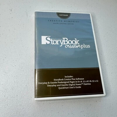 Creative Memories Story Book Creator+ Plus software de criação/fotos/scrapbooking - Imagem 1 de 4