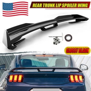 Alerón negro brillante rendimiento Ford Mustang DH 2024~2025 EE. UU. con solapa de correa - Imagen 1 de 15