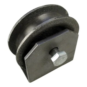 Seilrolle Umlenkrolle mit Anschweißbock bis 11mm Stahlseile - Bild 1 von 3