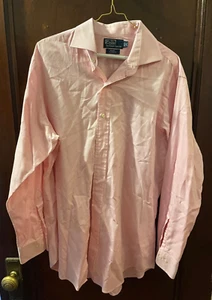 Pink Polo Ralph Lauren Dress Shirt 16 32/33 Barrel Cuffs - Bild 1 von 2