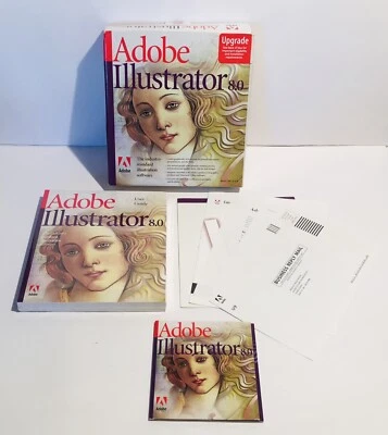 Adobe Illustrator 8.0 Software For Macintosh With New Sealed Manual - Image 1 of 4