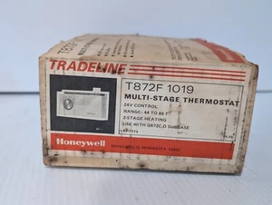 Honeywell T872F 1019 Termostato multistadio, controllo 24V, riscaldamento 2 stadi - Foto 1 di 15