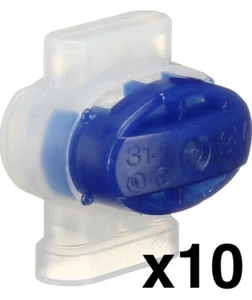 3M Wire Connector Electrical IDC Pigtail, Self-Stripping, 22-14 Awg Pack of 10 - Picture 1 of 5