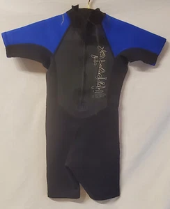 Kids Hyperflex Wetsuit Blue & Black - Size 6 - Picture 1 of 4
