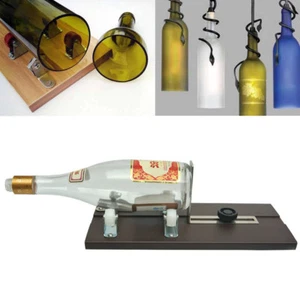Cortador de botellas de vidrio frasco de botellas de vino hágalo usted mismo máquina de corte artesanal conjunto de herramientas de reciclaje - Imagen 1 de 5