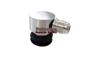 Brake Booster Check Valve Billet Aluminum Vacuum Reservoir Breather Hot Rod GM - Bild 1 von 3