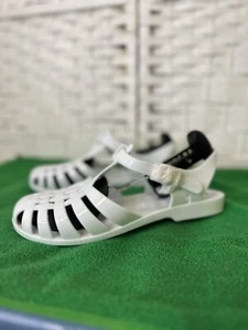 Envy By Cherag jelly sandals white UK2 Luxury Sandals - Picture 1 of 6