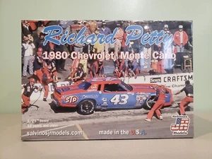 Salvinos JR Model 28015 Richard Petty Racing 1980 Chevrolet Monte Carlo NIB 1/24 - Picture 1 of 2