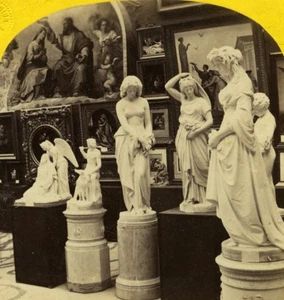 Frankreich Paris Weltausstellung Römische Bildende Kunst Old Leon & Levy Stereoview Foto 1867 - Bild 1 von 3