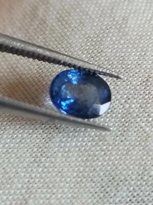 AIG Certified 1.01 Ct Natural Blue Sapphire Gemstone for engagement Ring - Image 1 of 4