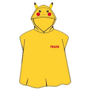 Pokémon Pikachu Poncho Kapuzenhandtuch Pokemon 50x115cm 100% Baumwolle - Bild 1 von 2