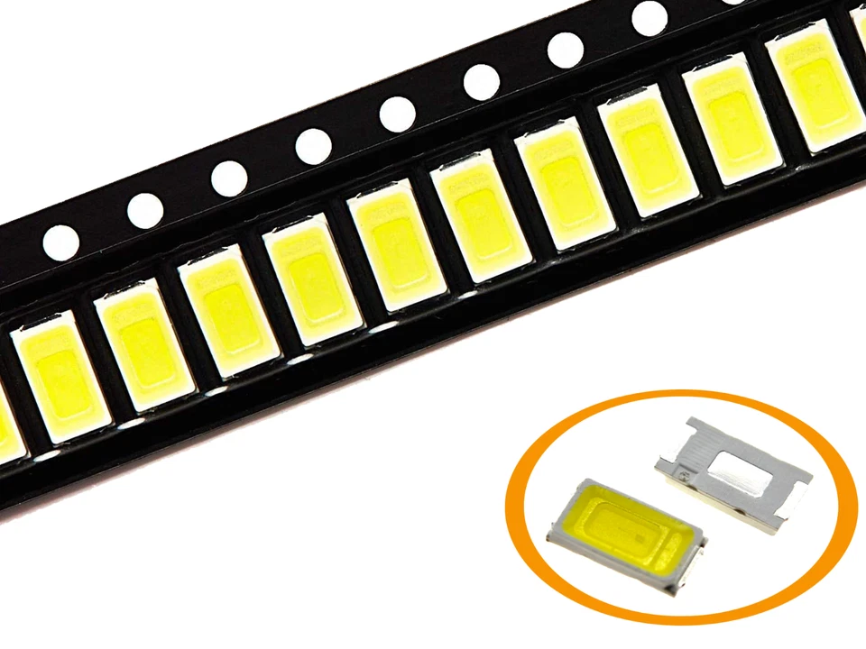 High CRI Ra 95-98 Warm White/Daylight White SMD5630/5730 LED Chips For DIYs - Image 1 of 4
