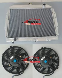 Aluminum Radiator+Fans For 1958-1974 AMC Ambassador Motors AMX Rambler V8 L6 AT - Bild 1 von 6