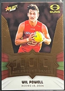 Tarjeta Suns 2025 AFL WIL POWELL HOBBY HITOS JUEGOS #MGH54 d#128/240 - Imagen 1 de 2