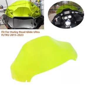 13" Green Wave Windshield Windscreen For Harley Road Glide FLTRUSE FLTRXS 15-23 - Bild 1 von 9