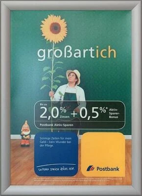 Leuchtrahmen LED für DIN B0 mit Klemmprofilen - Bild 1 von 2