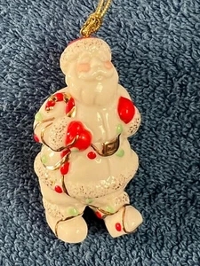Christmas ornament Lenox Santa claus with candy cane MAX6336 - Picture 1 of 6
