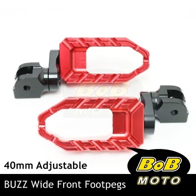 Patas delanteras rojas extensión 40 mm BUZZ para Ducati Multistrada 1200 S MTS 10-17 Foto 1 de 4