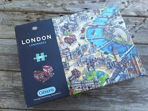 Gibsons - London Landmarks, 1000 jigsaw puzzle, COMPLETE - Picture 1 of 6