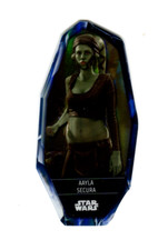 2023 Topps Chrome Black STAR WARS AAYLA SECURA Kyber Crystal SSP - Case Hit!