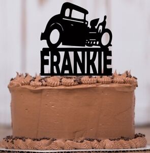 Roadster Car Cake Topper, Boys Birthday, Car Birthday Party Keepsake - LT1288
