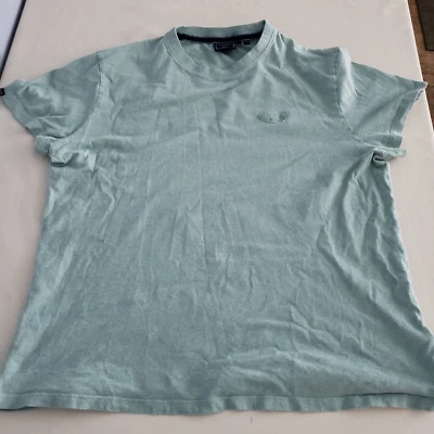 Superdry Camiseta Mujer XXL Verde Manga Corta Cuello Redondo Algodón CAMISETA Foto 1 de 4