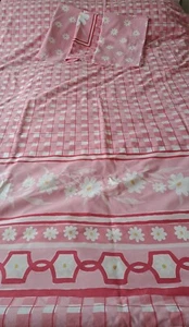 Vintage Single Bed Bedding set Duvet Set With Matching Curtains Reversible - Picture 1 of 24
