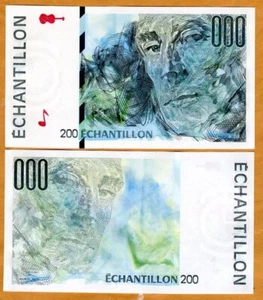 Frankreich, Französischer Prüfschein, Echantillon, 200, Ravel, UNC - Bild 1 von 1