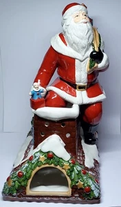 Villeroy & Boch Weihnachten Christmas Toys Memory Santa auf Dach - Picture 1 of 12