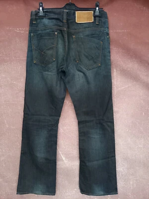 Men’s Firetrap Blackseal  Jeans 30W x 32L Blue Flared Long Leg - Image 1 of 3