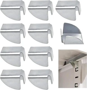 15 PCS Shelf Clips Bracket Replacement for Garage Cabinet Removable Metal Shelf - Picture 1 of 3