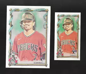 2023 ALLEN & GINTER Corbin Carroll Base RC 11 UND MINI X2 ROOKIE BEIDE KARTEN! - Bild 1 von 2