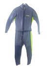 Mens full length wet suit with jacket Black/Yellow Size S Regular 